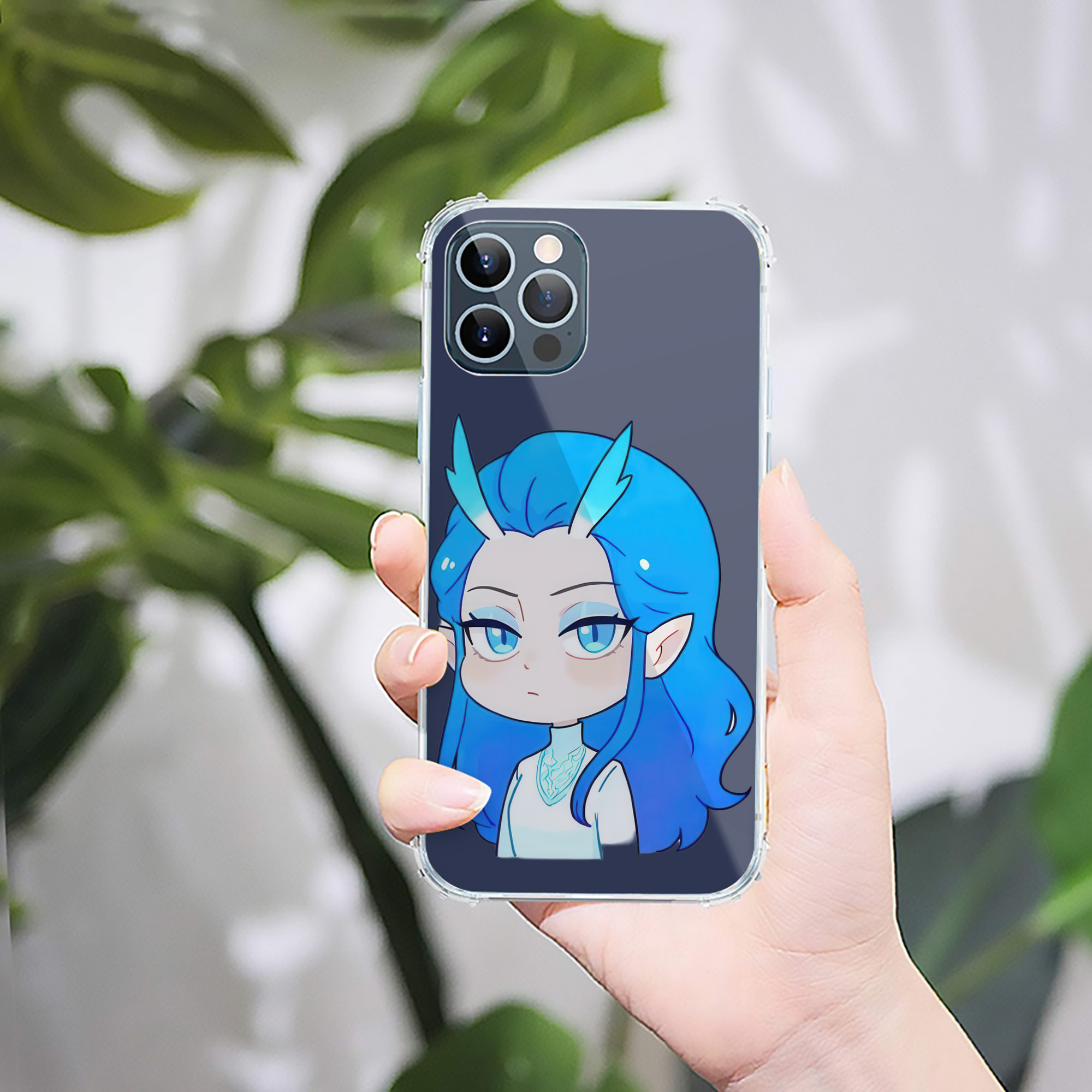 （画像用） Ne Zha 2 ナタ 魔童の大暴れ 【iPhone 12シリーズ対応】透明スマホケース（クリアソフトケース）